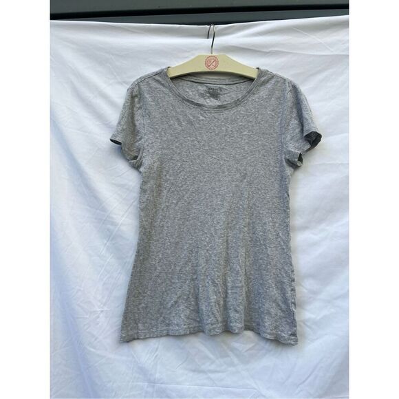 Old Navy 100% Cotton Grey T-Shirt Woman’s Size Medium - Picture 1 of 5